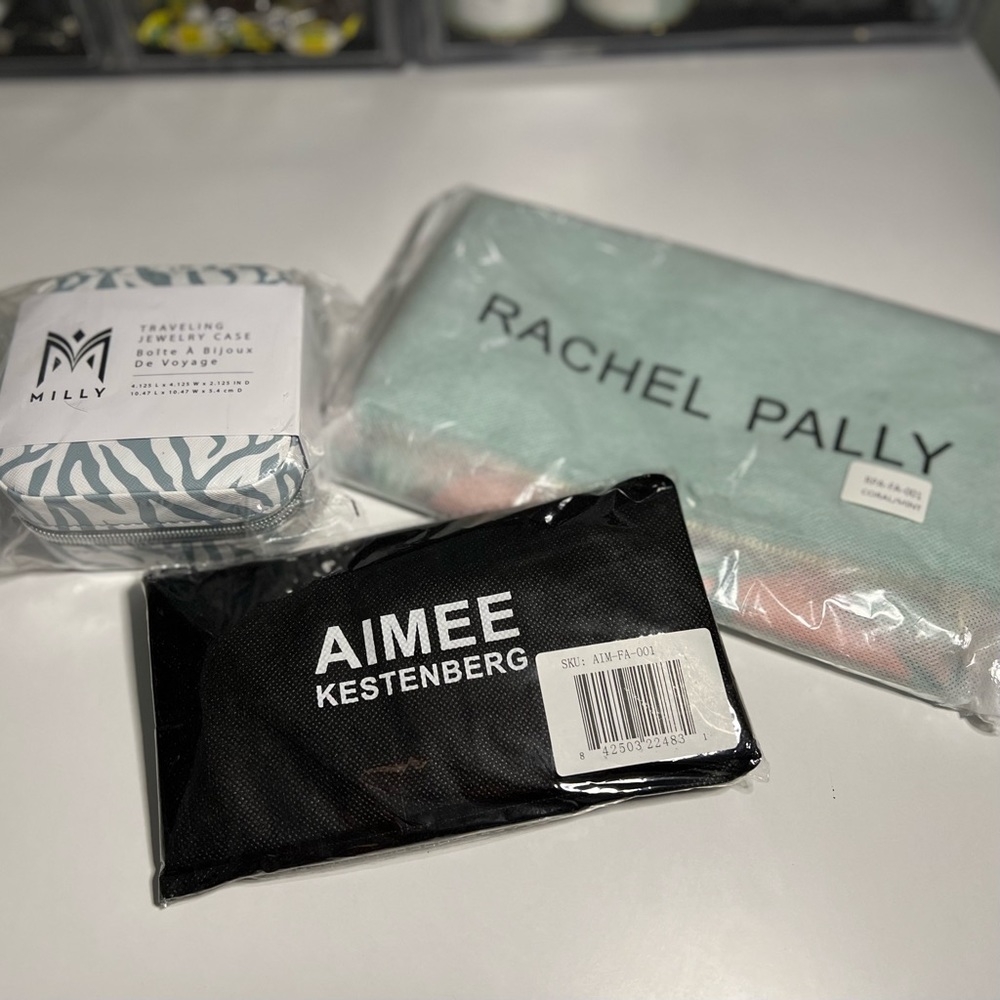 Clutch, wallet, jewelry case bundle formerly featured in FabFitFun FFF boxes